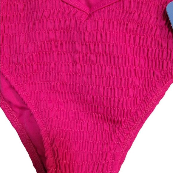 Tori Praver Fuscia Sly Cheeky Bikini Bottom Sz L - Picture 4 of 7